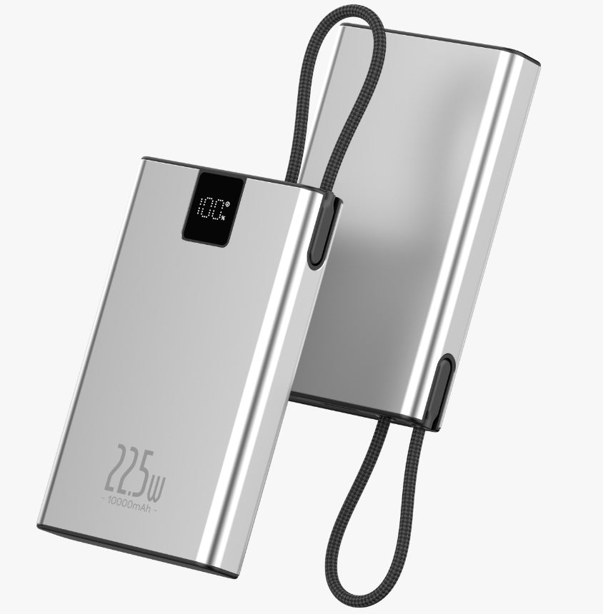 10000mAh Powerbank med LED-display för snabbladdning av alla enheter