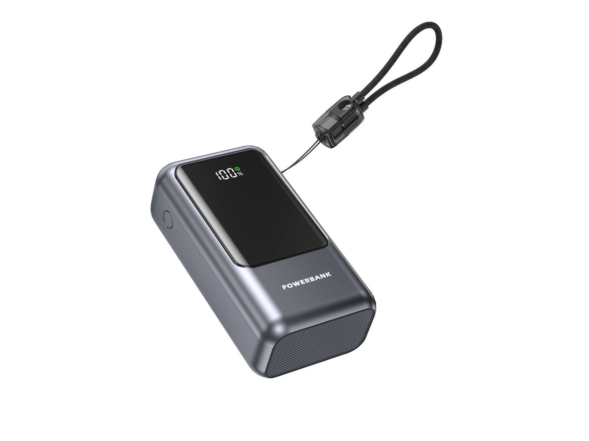 סוללת גיבוי בנפח 10000mAh עם תצוגה דיגיטלית וטעינה מהירה למכשירי USB