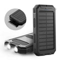 Rugged Sun-Charged Battery Pack With 30000mAh And Dual USB Ports For Outdoors