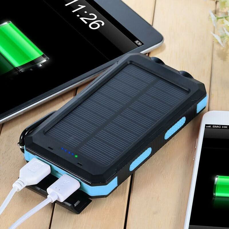 Rugged Sun-Charged Battery Pack With 30000mAh And Dual USB Ports For Outdoors
