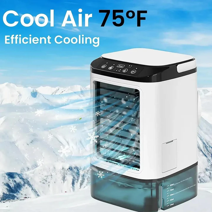 Personlig kompakt aircondition med justerbar ventilator
