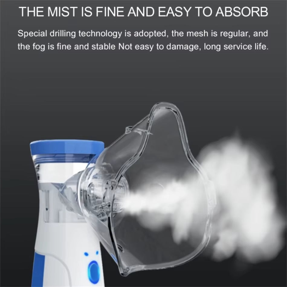 Nebulizzatore portatile per una respirazione facile in movimento, ultra silenzioso