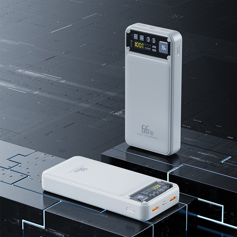 Powerbanka s rychlým nabíjením 66W a více USB porty