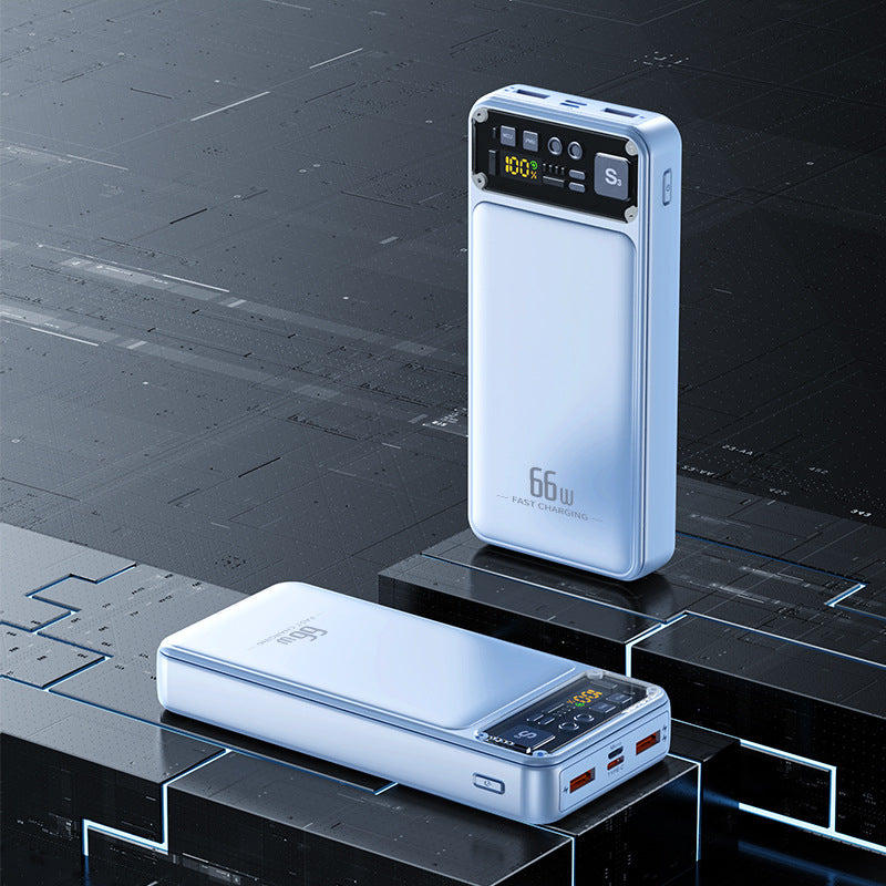 Powerbanka s rychlým nabíjením 66W a více USB porty