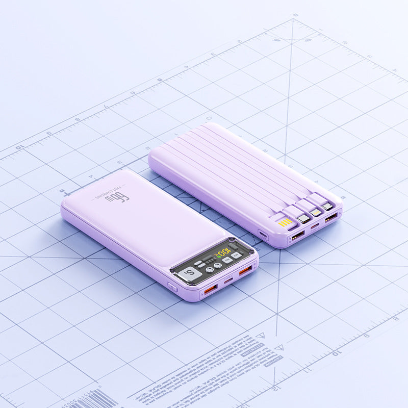 Powerbanka s rychlým nabíjením 66W a více USB porty