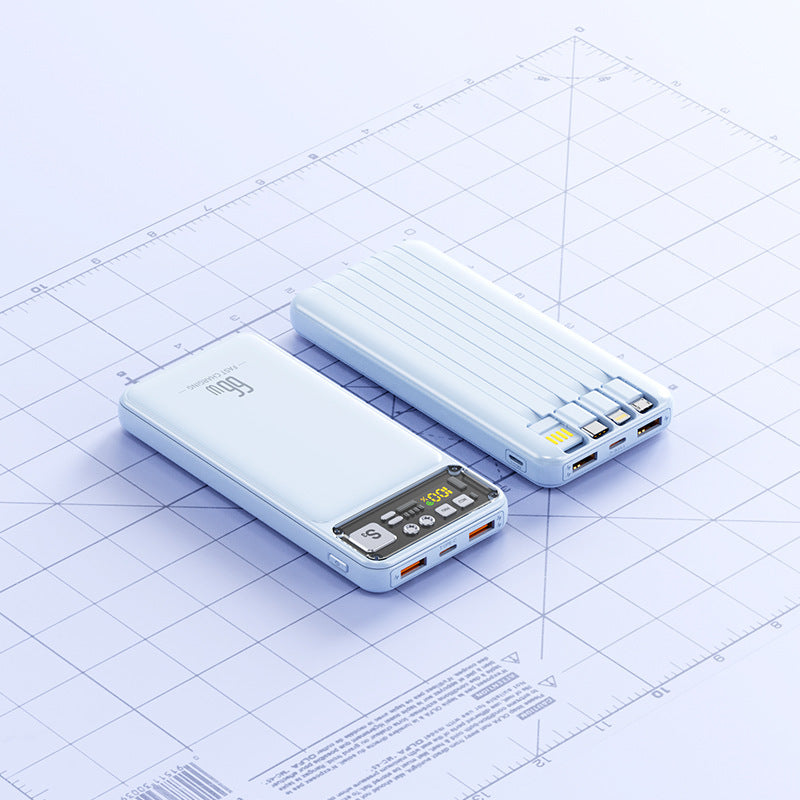 Powerbanka s rychlým nabíjením 66W a více USB porty