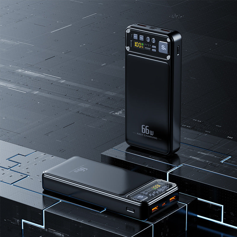 Powerbanka s rychlým nabíjením 66W a více USB porty