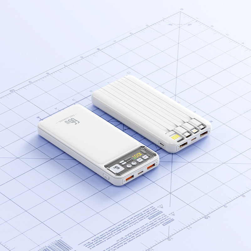 Powerbanka s rychlým nabíjením 66W a více USB porty