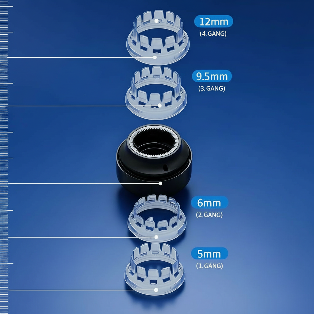 Tondeuse sans fil Precision Grooming avec poignée ergonomique pour un coiffage facile