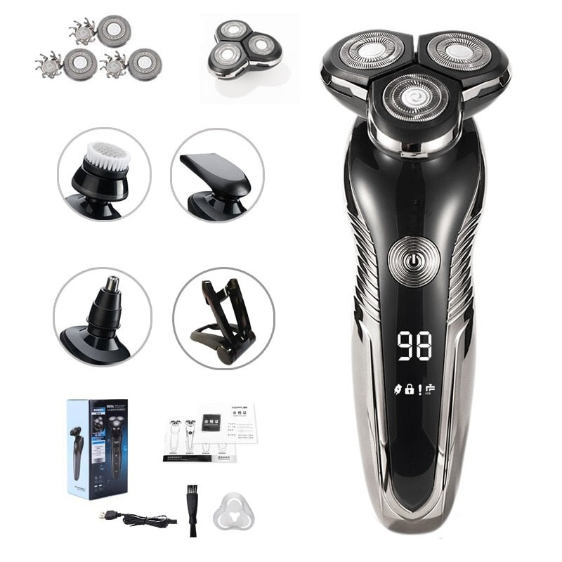 Rasoir électrique étanche Precision Grooming pour hommes avec batterie rechargeable