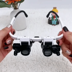 Precision Vision LED Magnifying Glasses With 8x 15x 23x Magnification