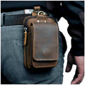 Sac banane en cuir premium pour homme avec sangle réglable pour un usage quotidien