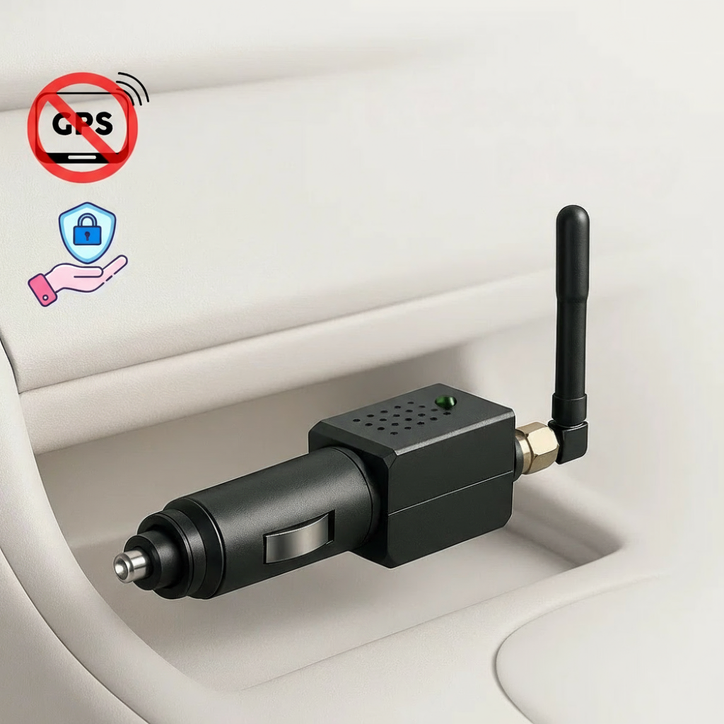 Bloqueur GPS pour voiture Privacy Guard, design compact empêchant le suivi