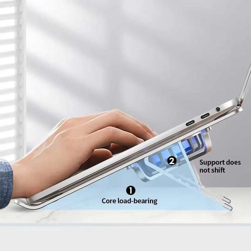 ProLift výškově nastavitelný stojan na notebook s dvojitými chladicími ventilátory pro použití na stole