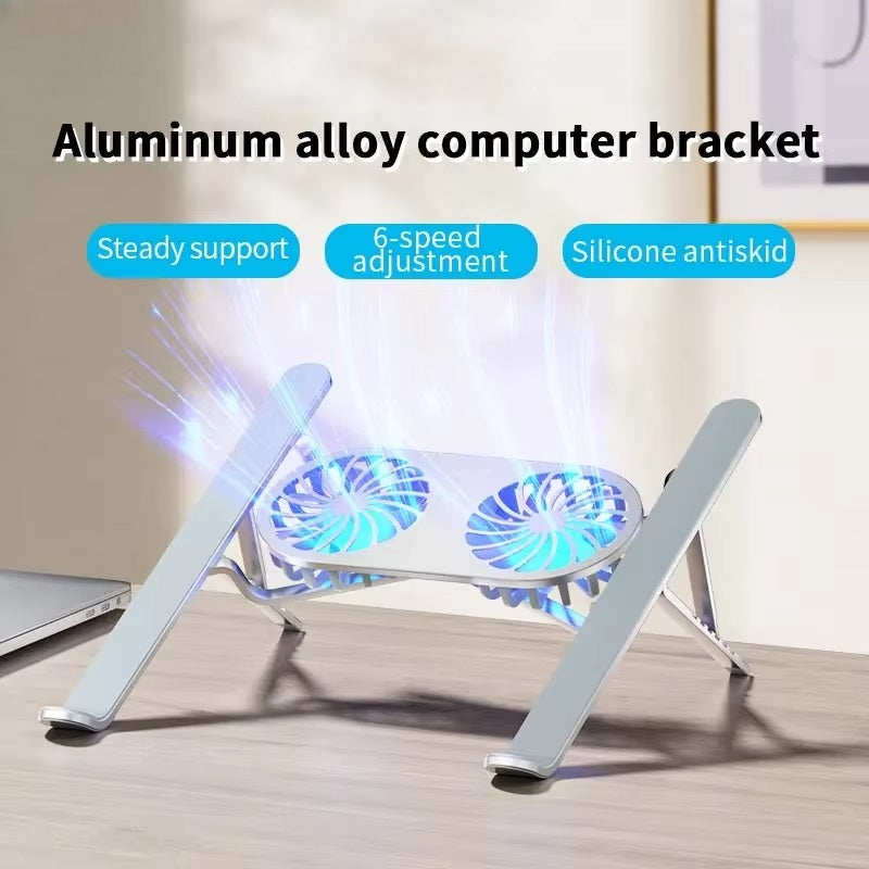 ProLift výškově nastavitelný stojan na notebook s dvojitými chladicími ventilátory pro použití na stole