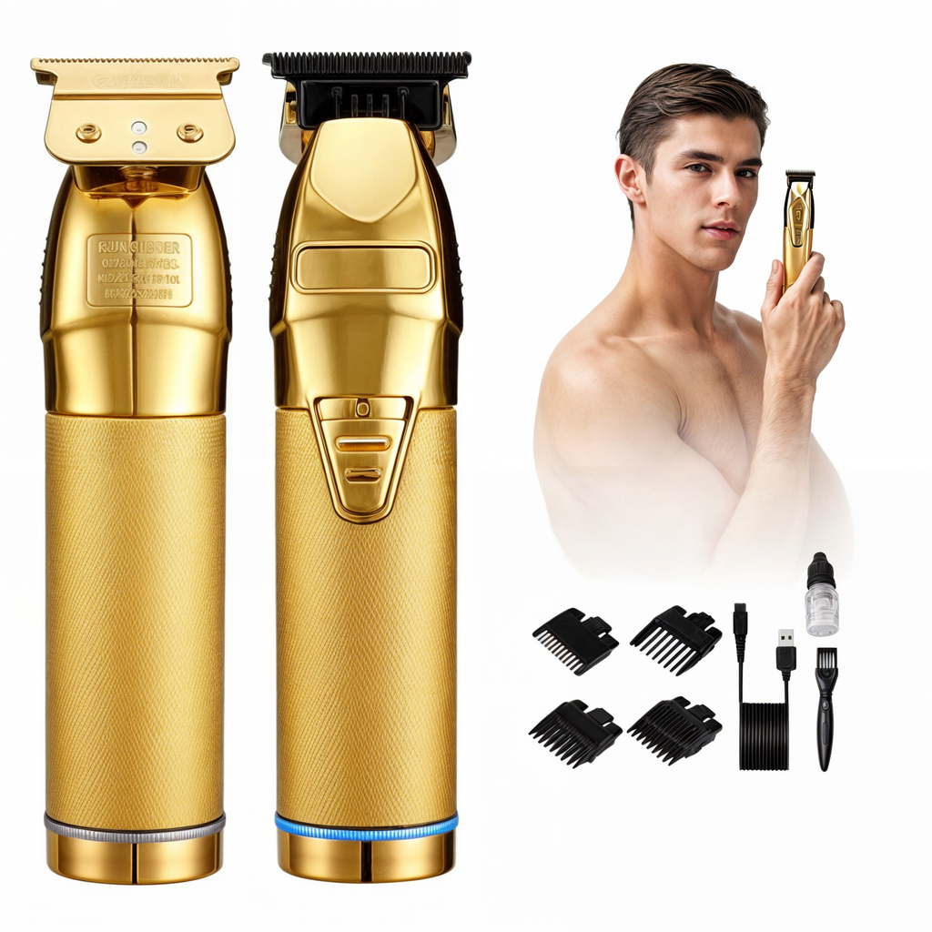 Professional Hair Clipper For Precise Home Grooming With Adjustable Guards