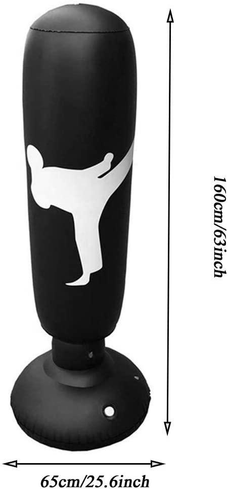 PunchPro Inflatable Boxing Bag With Stable Base For All Ages Fun Fitness