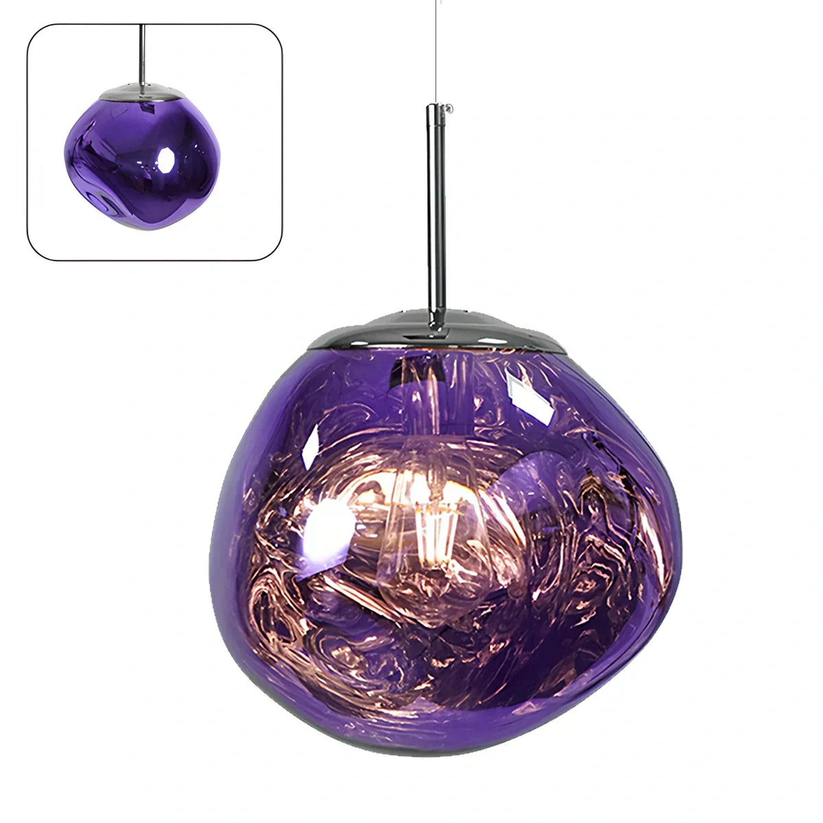 Lux Lava Flow Pendant Light For Dining Room Modern Design