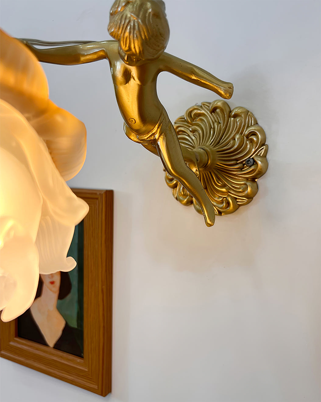 Kinkiet ścienny Cherub Bloom | Ormexis