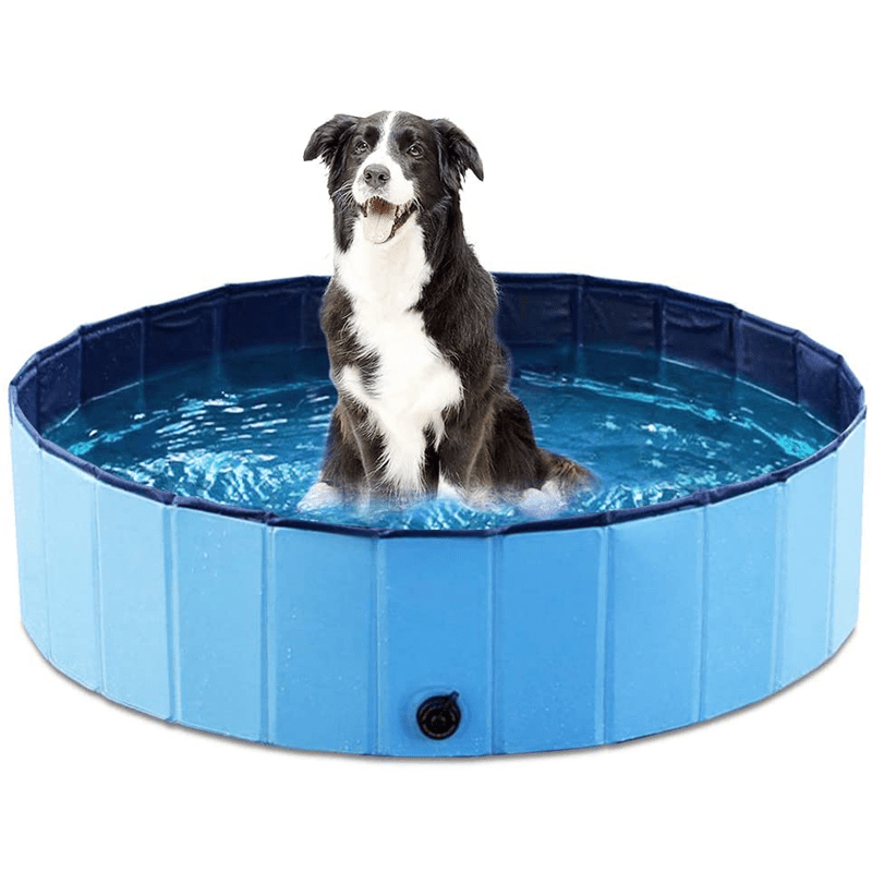 QuickDip sommer sammenklappelig hundepool med nem opsætning til små og mellemstore hunde