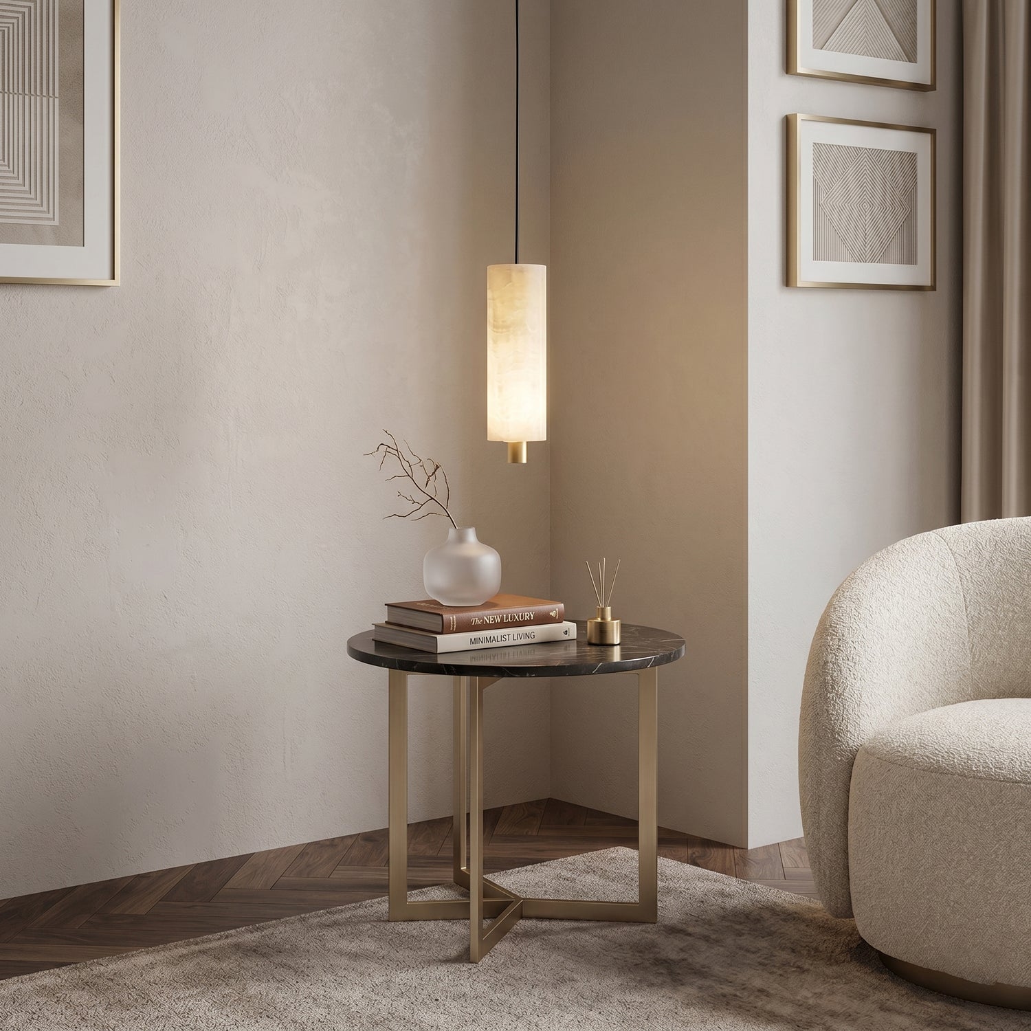 Japandi Linear Pendant Light | Ormexis