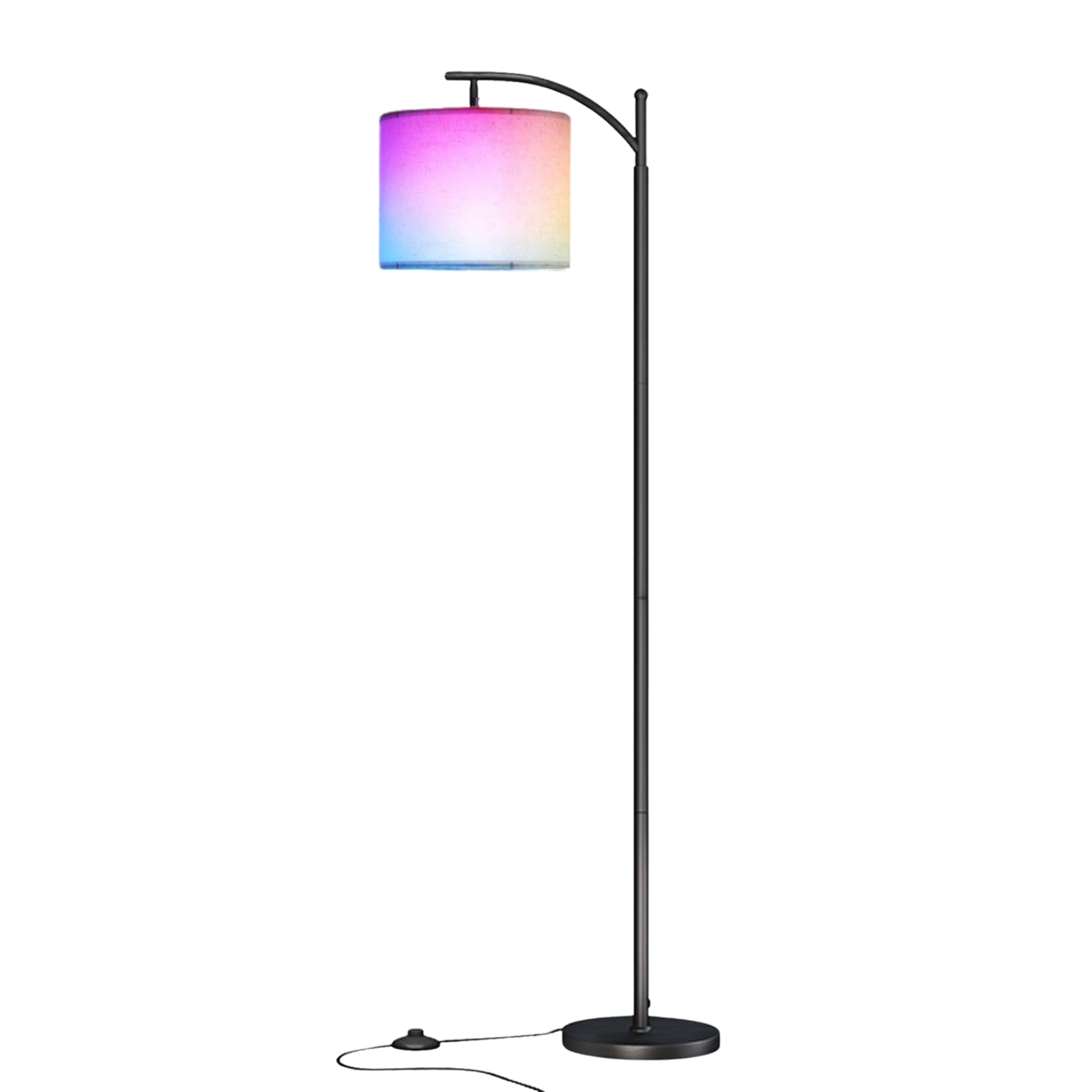 מנורת רצפה חכמה Auralux עם תאורת LED ו-Bluetooth – תאורת אווירה בעמעום | Ormexis