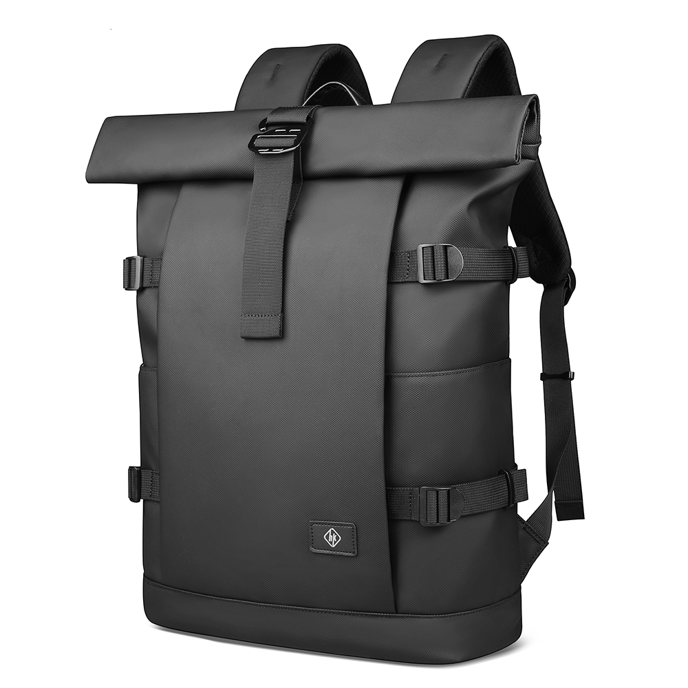 ROLLTRAIL Udvidelig Rolltop, 17-tommer Laptop Rygsæk med Vandtæt Design og Tyverisikring