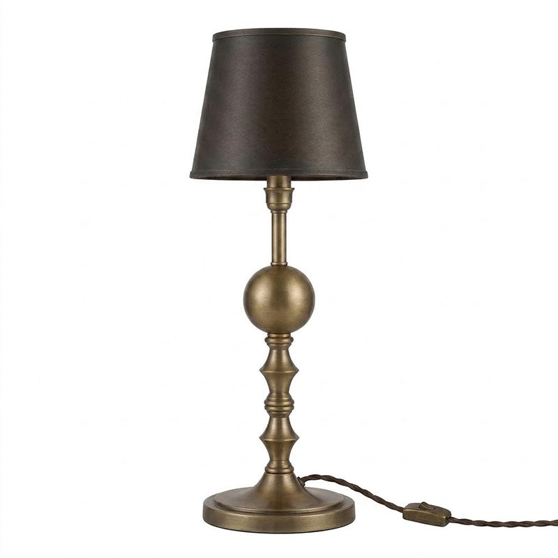Bordslampa med kandelaber i antikmässing | Ormexis