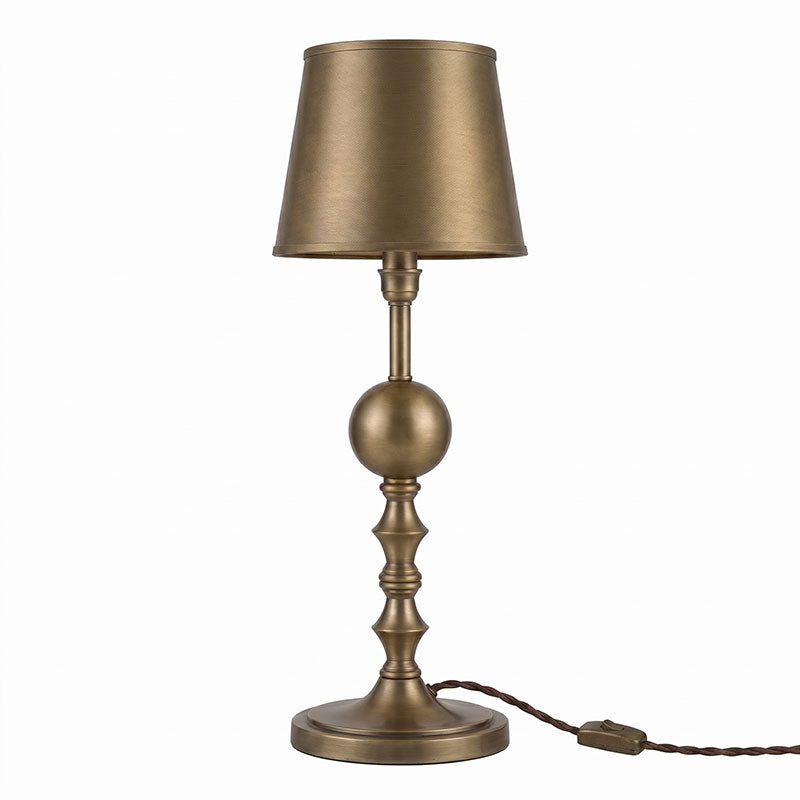 Bordslampa med kandelaber i antikmässing | Ormexis