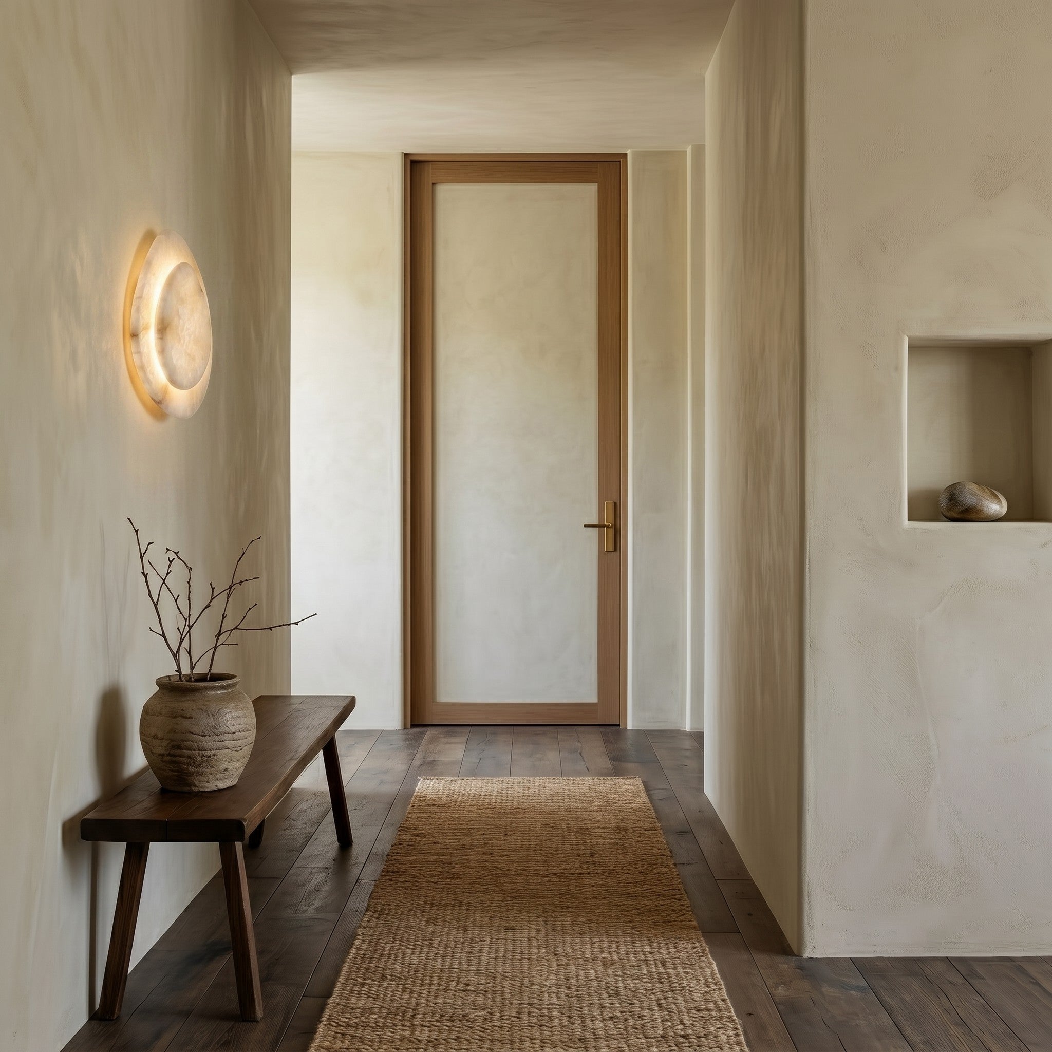 Tiered Petal Alabaster Wall Sconce | Ormexis