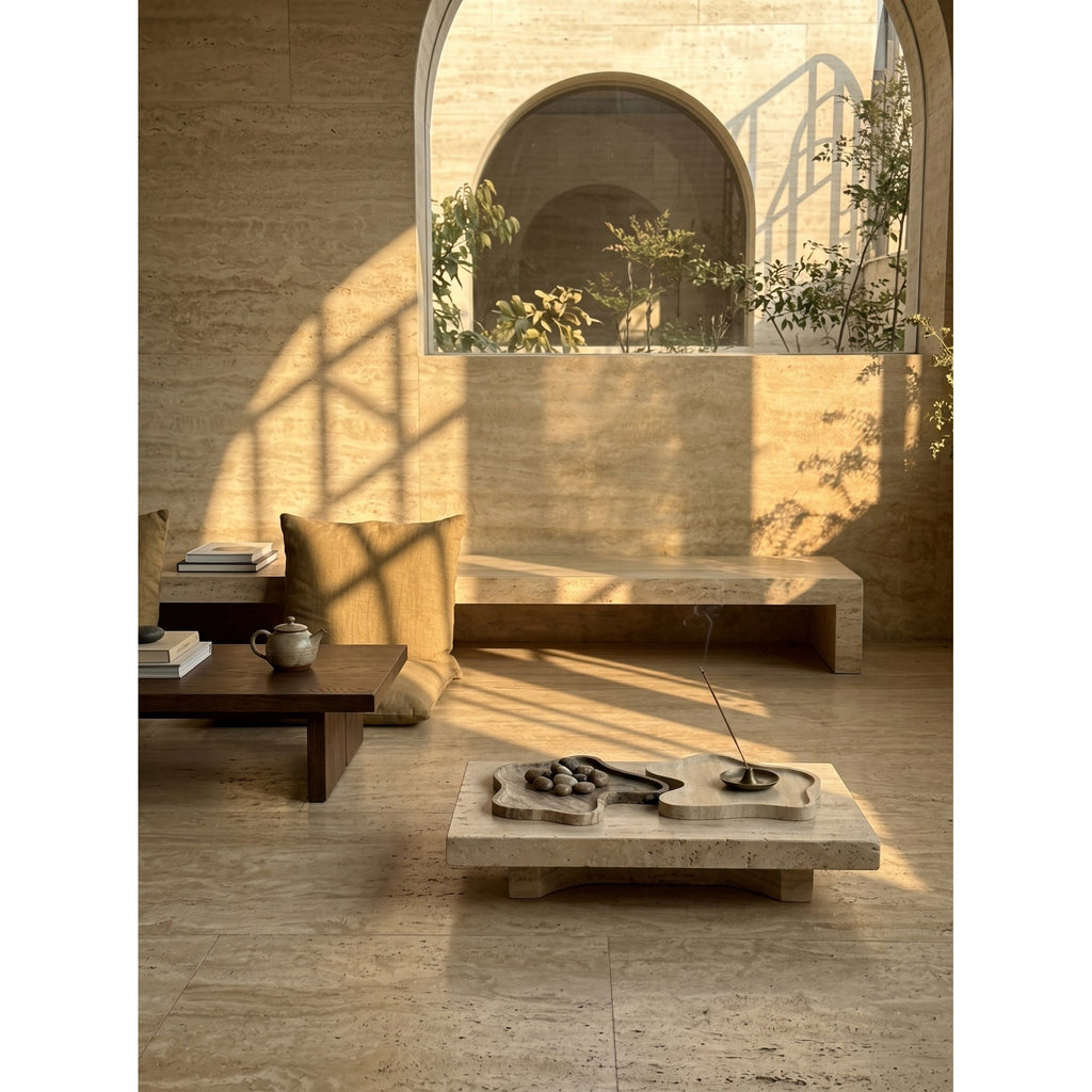 Wavy Edge Stone Catchall Tray | Ormexis