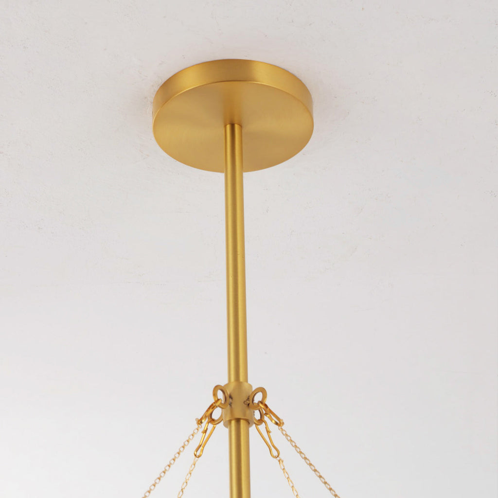 5-Light Undulating Glass Chandelier | Ormexis