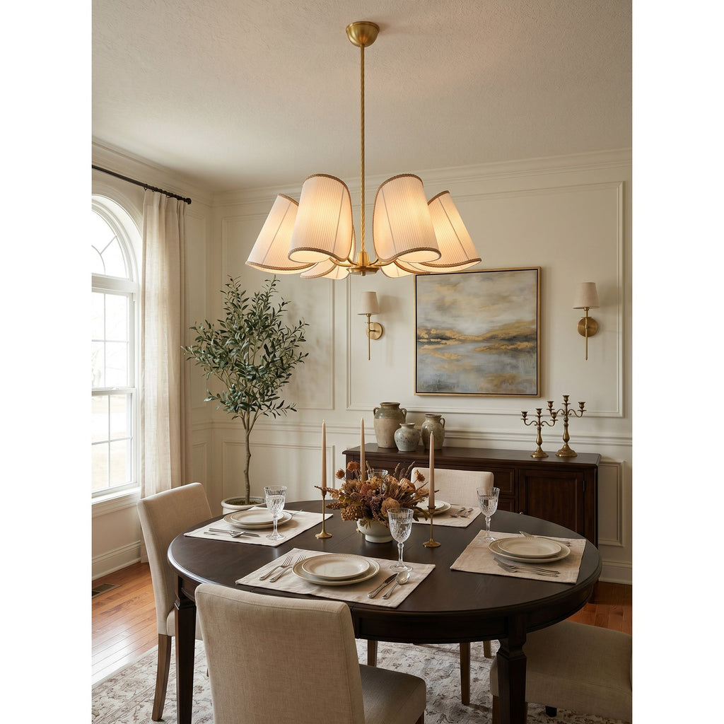 6-Light Rope Suspension Chandelier | Ormexis