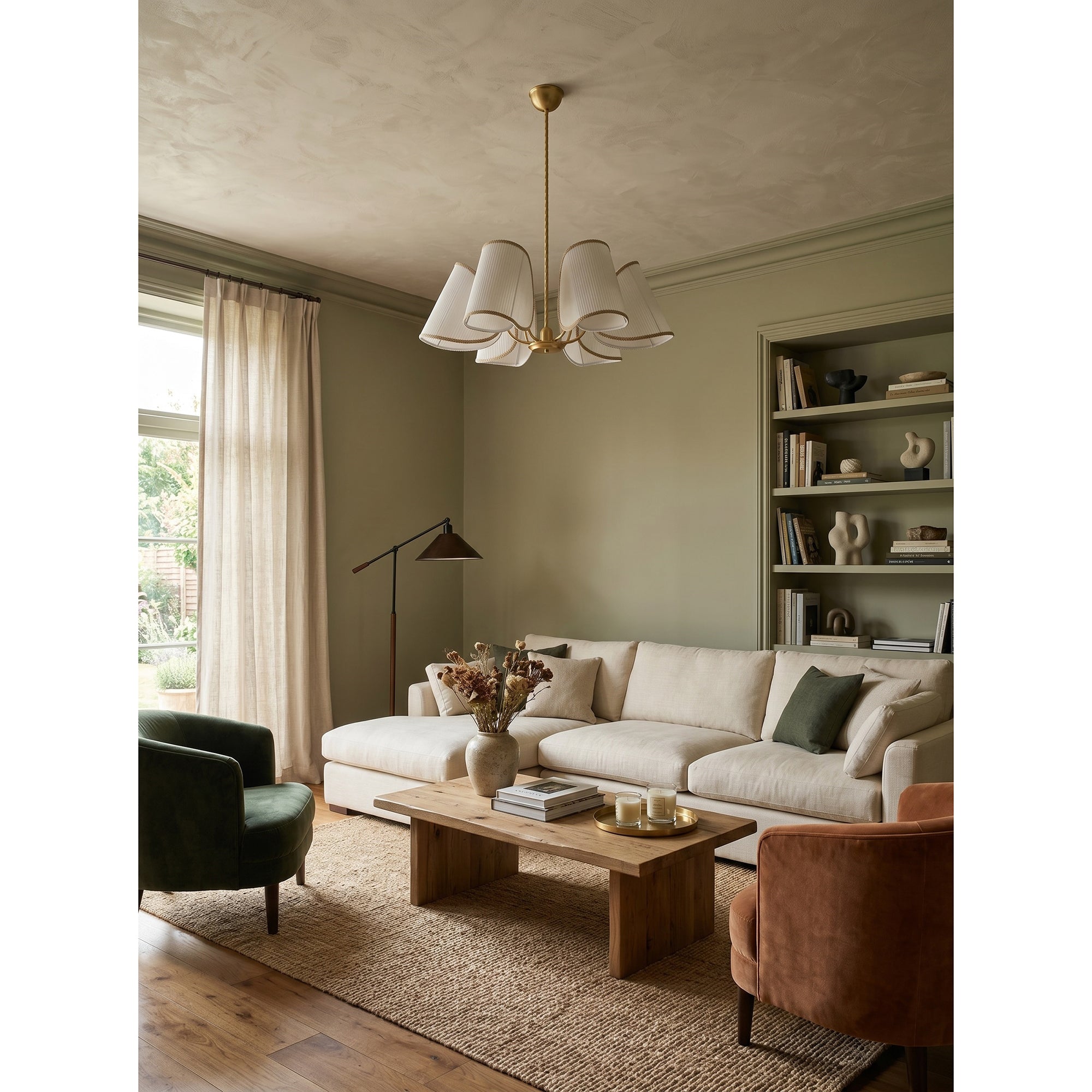6-Light Rope Suspension Chandelier | Ormexis