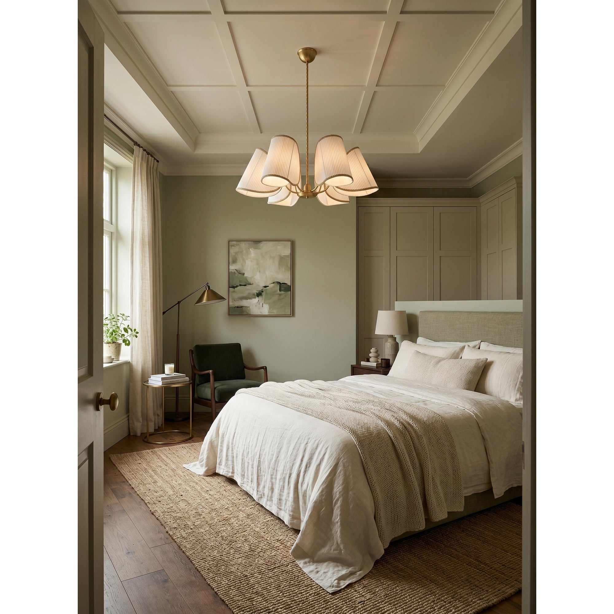6-Light Rope Suspension Chandelier | Ormexis