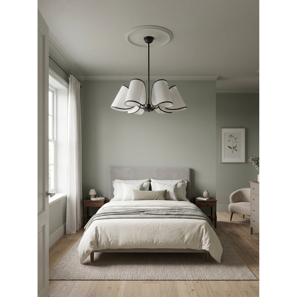 6-Light Rope Suspension Chandelier | Ormexis