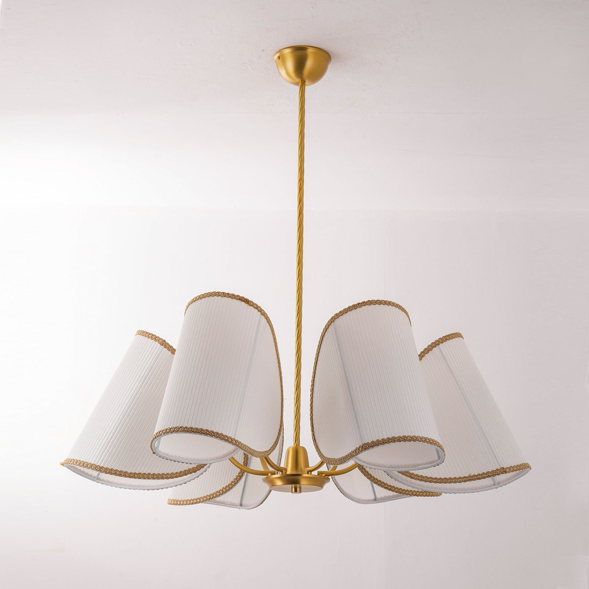 6-Light Rope Suspension Chandelier | Ormexis