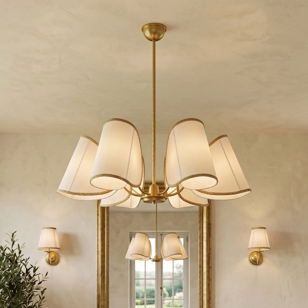 6-Light Rope Suspension Chandelier | Ormexis