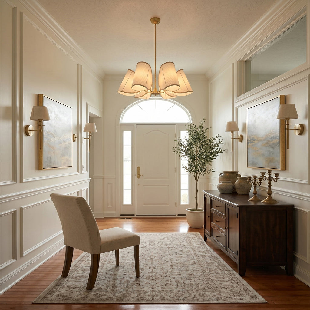 6-Light Rope Suspension Chandelier | Ormexis
