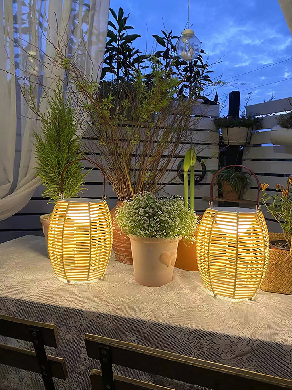 Harbor Weave Portable Lamp | Ormexis
