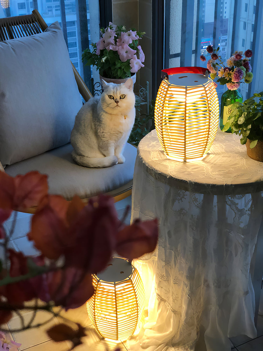 Harbor Weave Portable Lamp | Ormexis