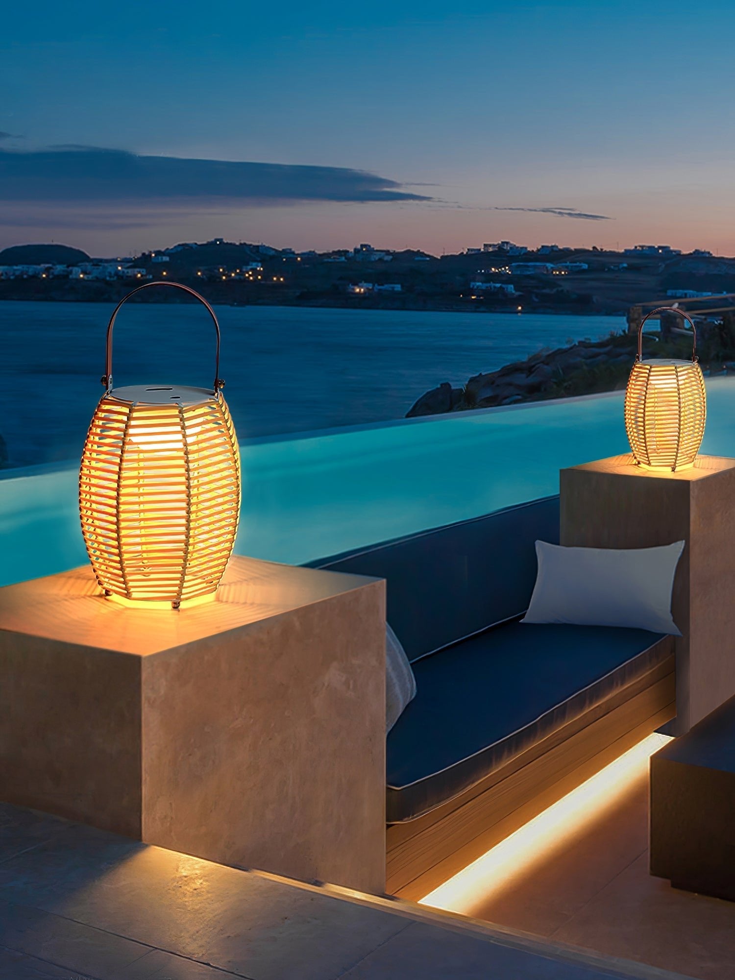 Harbor Weave Portable Lamp | Ormexis