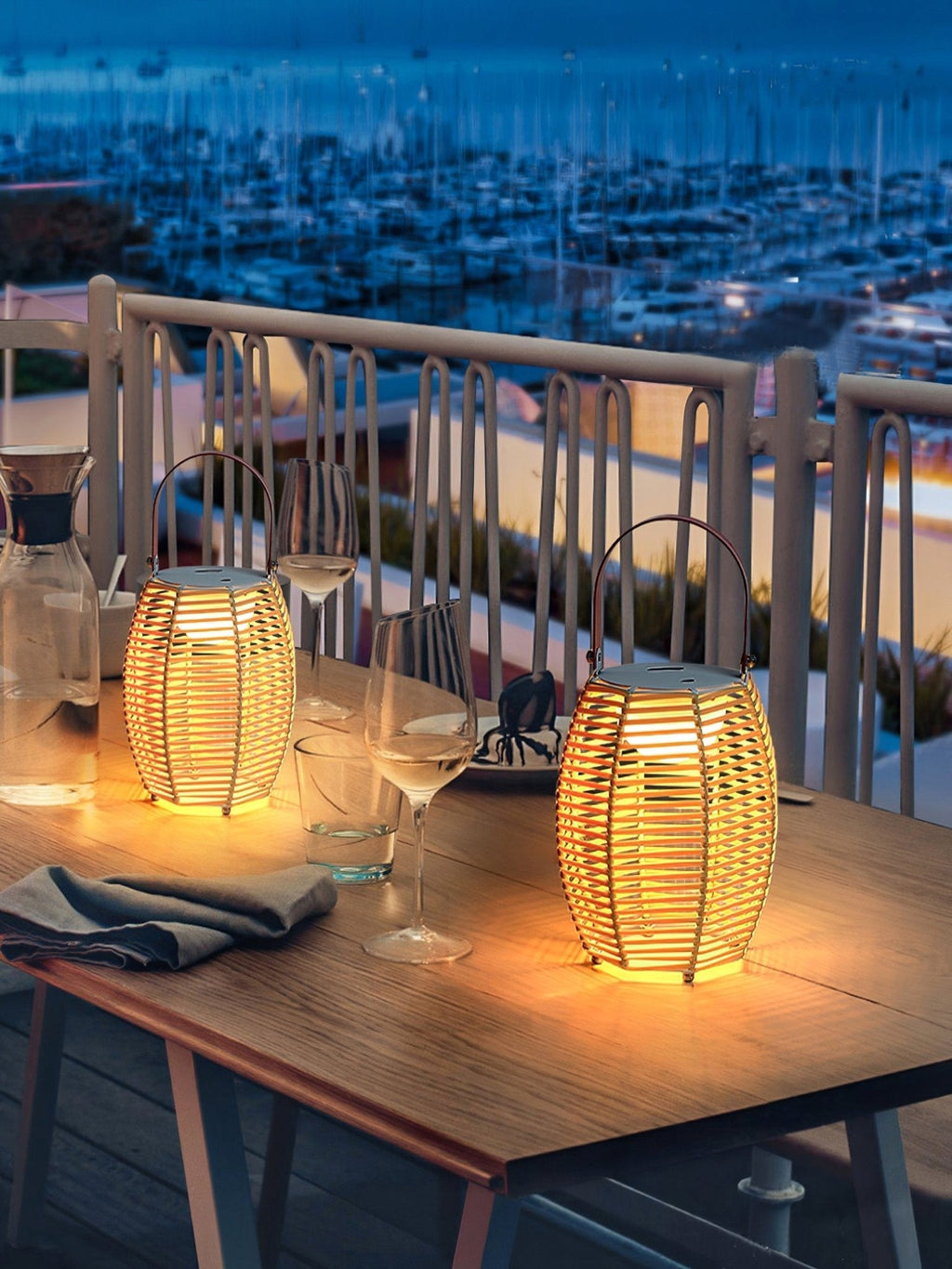 Harbor Weave Portable Lamp | Ormexis