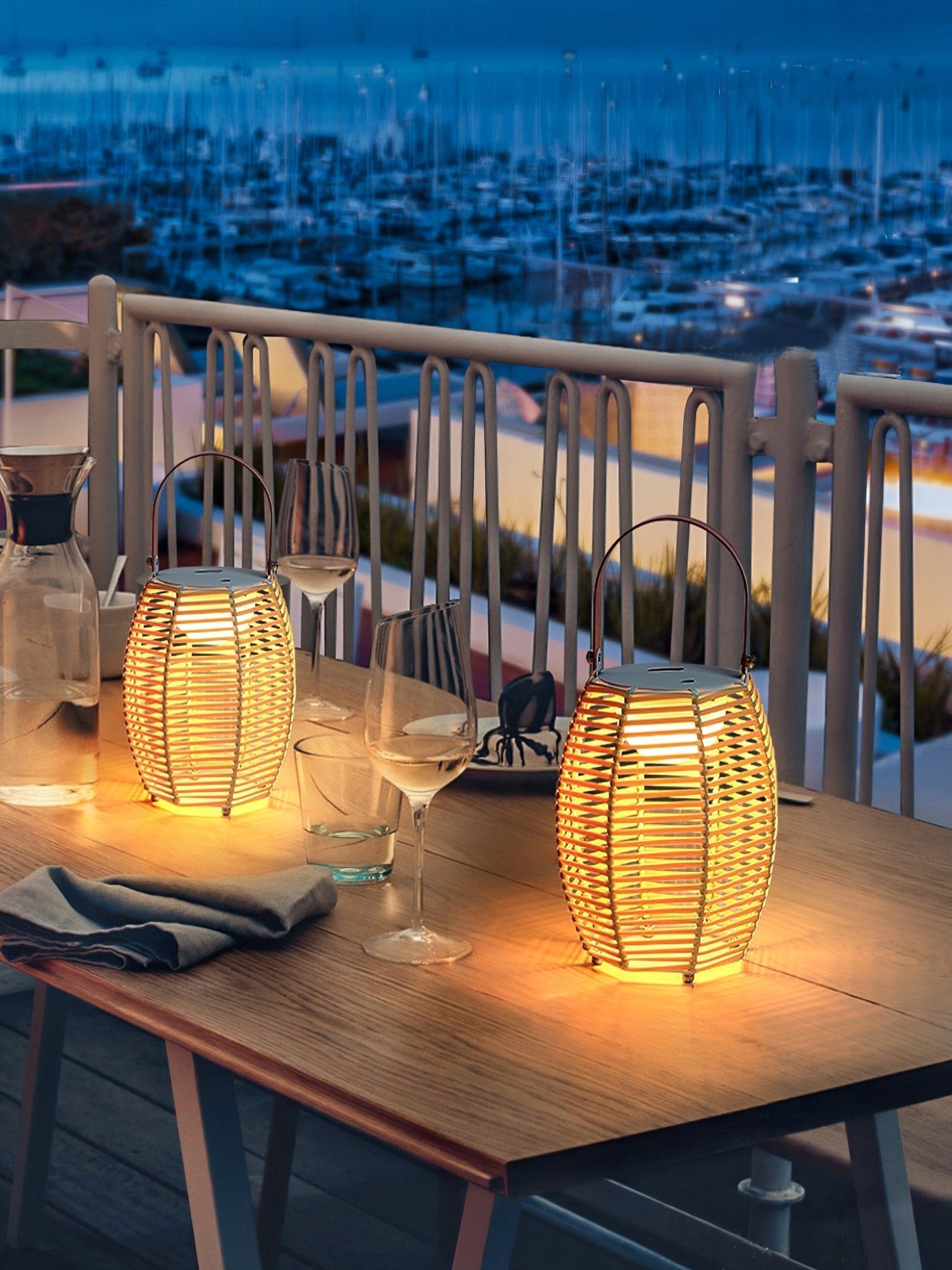Harbor Weave Portable Lamp | Ormexis
