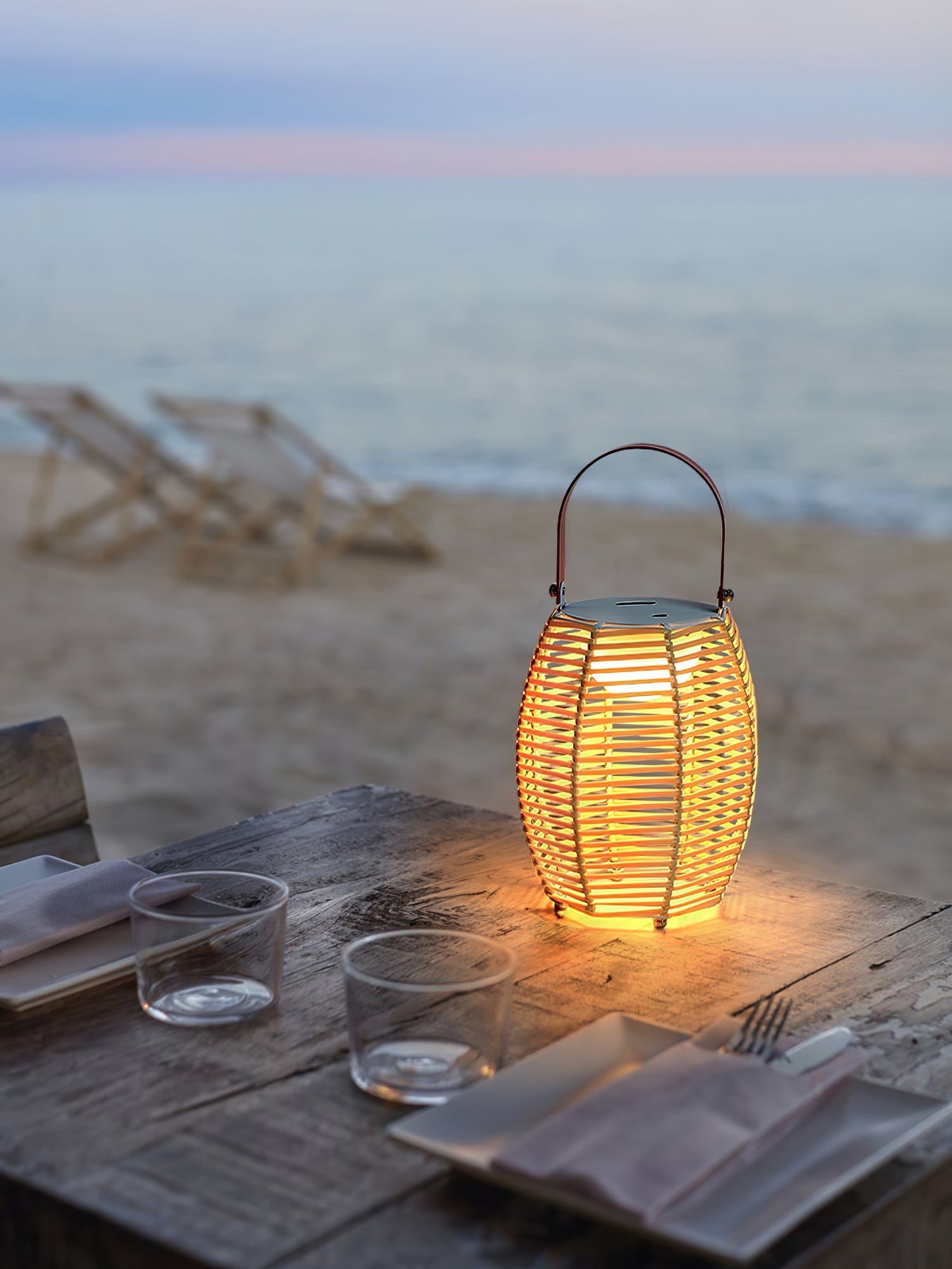 Harbor Weave Portable Lamp | Ormexis