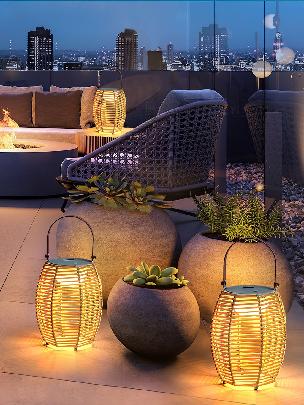 Harbor Weave Portable Lamp | Ormexis