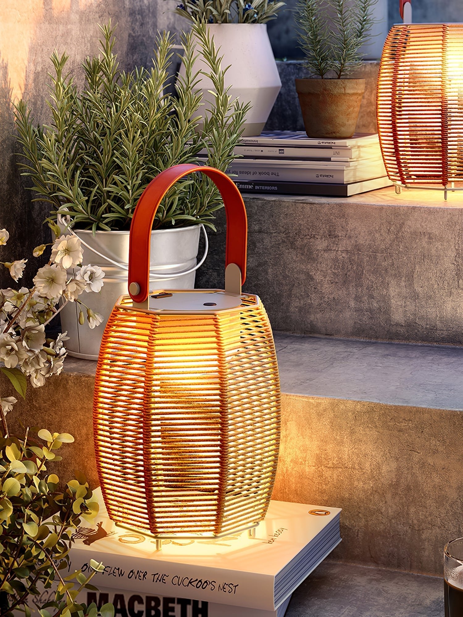 Harbor Weave Portable Lamp | Ormexis