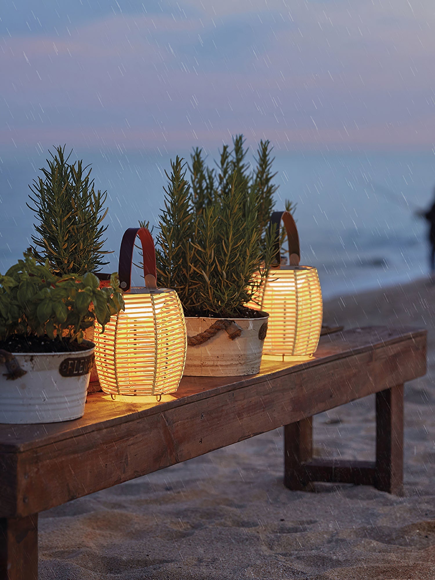 Harbor Weave Portable Lamp | Ormexis