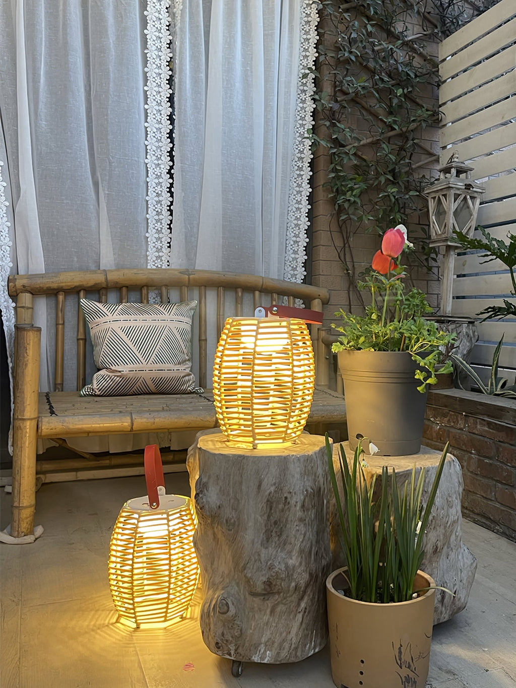 Harbor Weave Portable Lamp | Ormexis