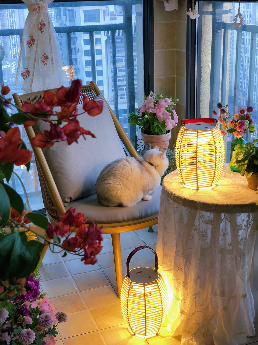 Harbor Weave Portable Lamp | Ormexis
